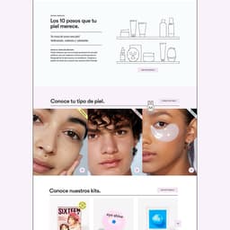 An Interactive E-commerce Experience For A Skincare Brand cover image