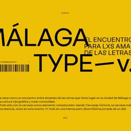 Typography Event Organization For A Community Of Type Lovers cover image