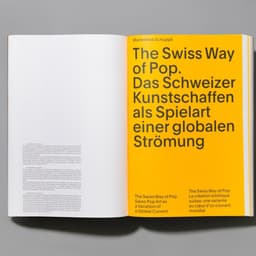 Book Design For A Swiss Pop Art Exhibition cover image