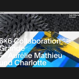 Website And Logo Redesign For A Swiss Design Foundation cover image