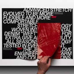 Hand-stitched Publication For A Renowned Jeans Brand cover image