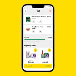 Visual Identity And Ui/ux Design For A Beverage Delivery App cover image