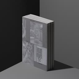 Editorial Design For An Artist's Monochrome Publication cover image