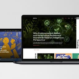 Web Design For A Thought Leadership Publication cover image