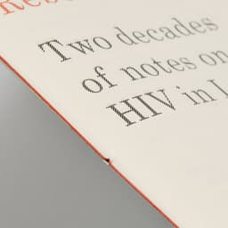 Publication Design For An Exhibition On Hiv Perception cover image