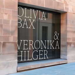 Graphic Design For A Duo Exhibition Featuring Artists cover image