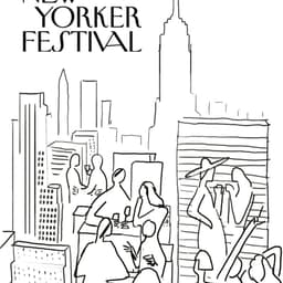 Illustrated Branding System For The New Yorker Festival 2021 cover image