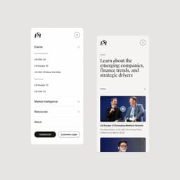 Flagship Website And Data Visualization System For A Healthcare Insights And Events Company cover image
