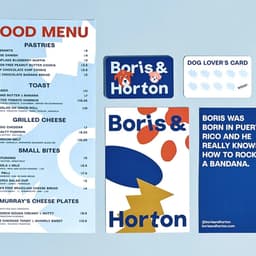 Playful Brand Identity For Boris And Horton cover image
