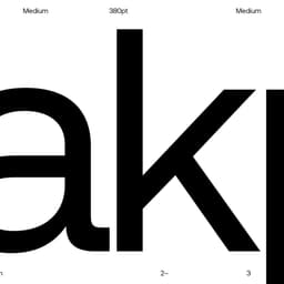 Specimen Book Design For Aeonik Pro Typeface cover image