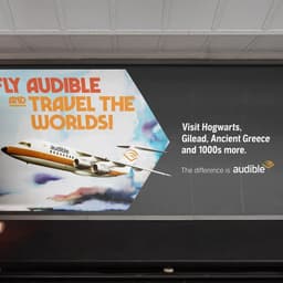 Advertising Campaign For Escapism During Lockdown For Audible  cover image