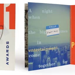 Promotional Collateral For An Award Show By A Top Entertainment Network cover image