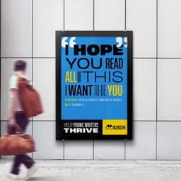Billboard Design For A Nonprofit Youth Writing Center cover image