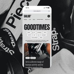 Visual Identity And Website Design For A Digital Magazine cover image