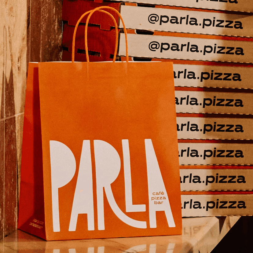 Brand identity for a new all-day Italian restaurant and cafe