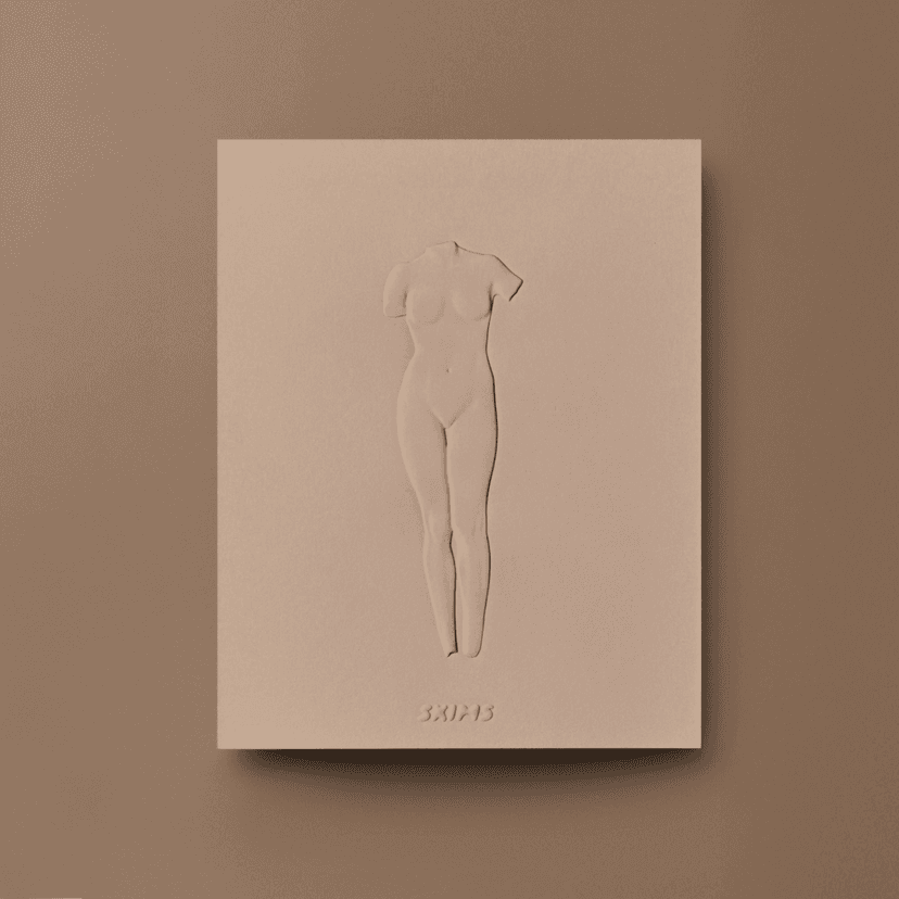 Physical invitation design for a flagship store opening
