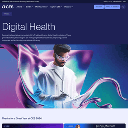 Website Redesign For The Premier Technology Event Ces cover image
