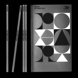 Custom Typographic Lettering For Poetry Magazine cover image